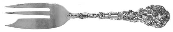 Versailles (Sterling, 1888, No Monograms) Large Individual Pie Fork