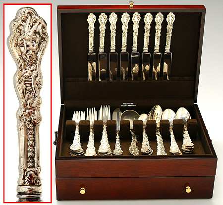 Versailles (Sterling, 1888, No Monograms) 45 Piece Set