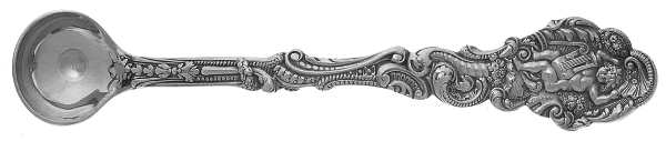 Versailles (Sterling, 1888, No Monograms) Mustard Spoon CM
