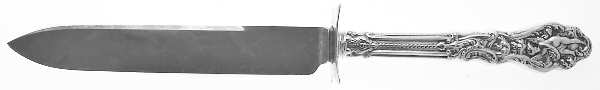 Versailles (Sterling, 1888, No Monograms) Large Stainless Blade Roast Carving Knife