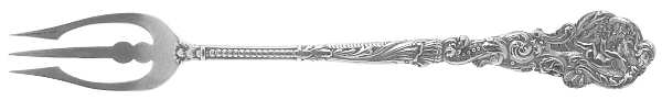 Versailles (Sterling, 1888, No Monograms) Olive Fork