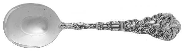Versailles (Sterling, 1888, No Monograms) Round Bowl Soup Spoon (Cream Soup)