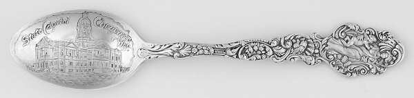 Versailles (Sterling, 1888, No Monograms) Souvenir Spoon (Five O'Clock)