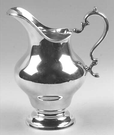 Victorian-Plain (Sterling, Hollowware) Sterling Water Pitcher