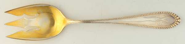 Virginia (Sterling, 1890) Oversize Solid Salad Servng Fork
