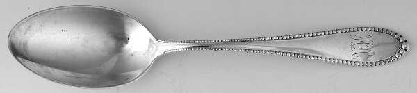 Virginia (Sterling, 1890) Monogram Place/Oval Soup Spoon