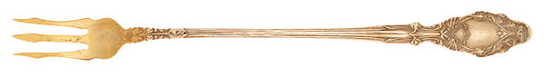 Virginiana (Sterling, 1904-1905, No Monograms) Long Handle Olive Fork