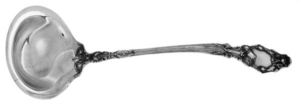 Virginiana (Sterling, 1904-1905, No Monograms) Large Solid Soup Ladle
