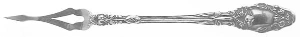 Virginiana (Sterling, 1904-1905, No Monograms) One Tine Butter Pick