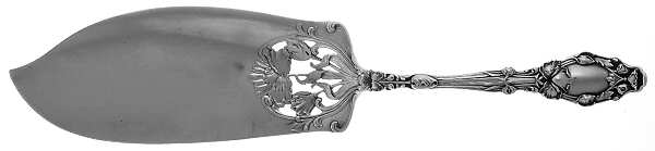 Virginiana (Sterling, 1904-1905, No Monograms) Large Solid Fish Serving Knife