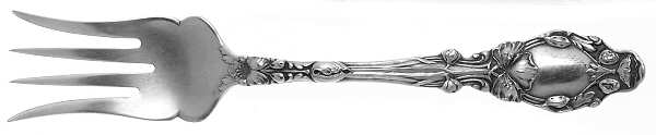Virginiana (Sterling, 1904-1905, No Monograms) Small Chipped Beef Fork