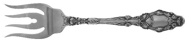 Virginiana (Sterling, 1904-1905, No Monograms) Large Chipped Beef Fork