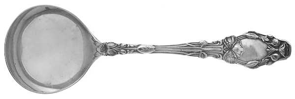 Virginiana (Sterling, 1904-1905, No Monograms) Round Bowl Soup Spoon (Bouillon)