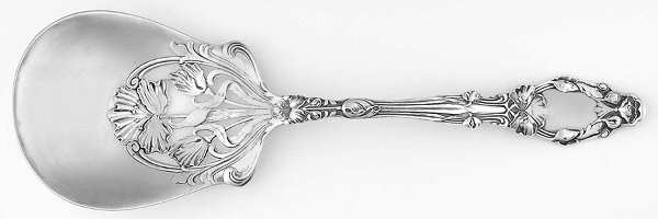 Virginiana (Sterling, 1904-1905, No Monograms) Pierced Nut Serving Spoon
