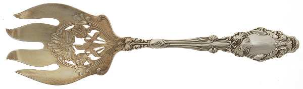 Virginiana (Sterling, 1904-1905, No Monograms) Solid Salad Serving Fork