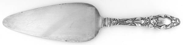 Virginiana (Sterling, 1904-1905, No Monograms) Pie Server with Silverplate Blade