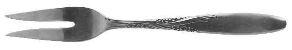 Wheat (Stainless) Medium Solid Cold Meat Serving Fork