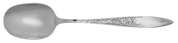 White Paisley (Sterling, 1966) Round Bowl Soup Spoon (Cream Soup) HC