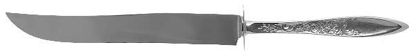 White Paisley (Sterling, 1966) Small Steak Carving Knife with Stainless Blade