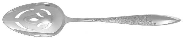 White Paisley (Sterling, 1966) Pierced Tablespoon (Serving Spoon)