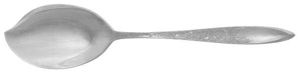 White Paisley (Sterling, 1966) Large Solid Jelly Server