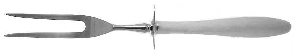 Willow (Sterling, 1954) Small Steak Carving Fork with Stainless Prongs