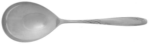 Willow (Sterling, 1954) Solid Salad Serving Spoon