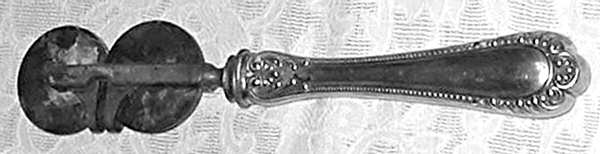 Winthrop (Silverplate, 1896) Sterling Guard Steel Wheels Knife Sharpener