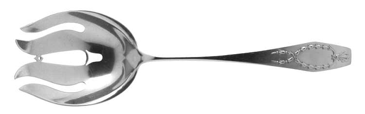 Wreath (Sterling, 1911) Solid Salad Serving Fork