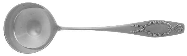 Wreath (Sterling, 1911) Round Bowl Soup Spoon (Bouillon)