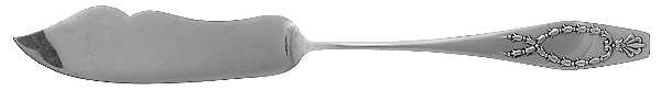 Wreath (Sterling, 1911) Flat Handle Master Butter Knife