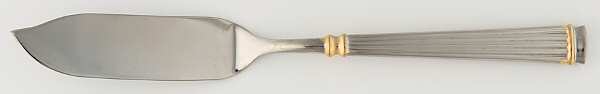 Acropole Dore (Stainless, Gold Acct) Flat Handle Master Butter Knife