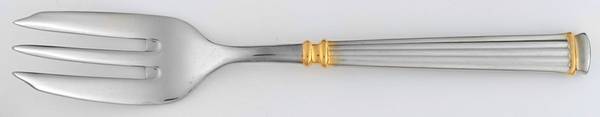 Acropole Dore (Stainless, Gold Acct) Pastry Fork