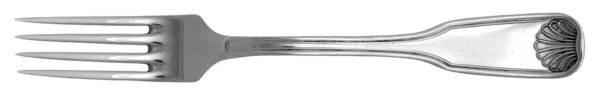 Coquille (Stainless) Individual Solid Fish Fork