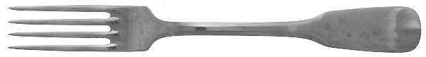 Lutece (Stainless) Solid Serving Fork