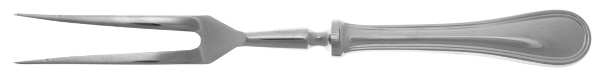 Verlaine (Stainless) Small Steak Carving Fork with Stainless Prongs