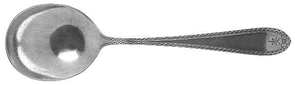GS12 (Sterling) Round Bowl Soup Spoon (Gumbo)