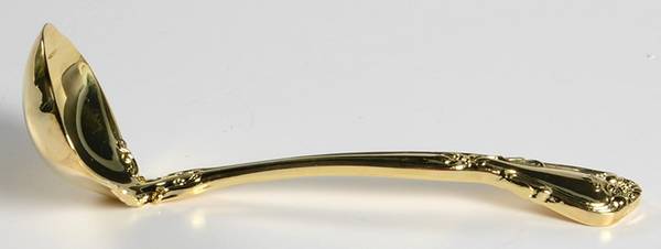 Grand Master (Gold Electroplate) Solid Gravy Ladle by Godinger