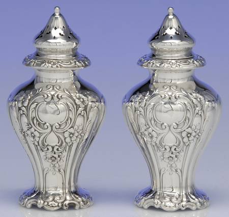 Chantilly-Grand (Sterling Hollowware) Salt & Pepper Set