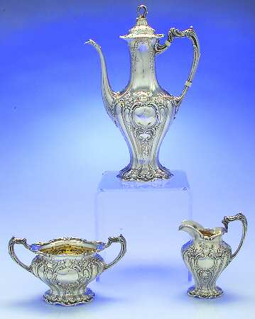 Chantilly-Grand (Sterling Hollowware) 3 Piece Demi Set