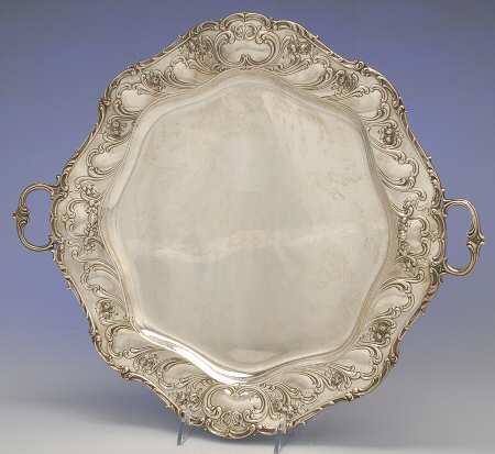 Chantilly-Grand (Sterling Hollowware) Sterling Demitasse Tray