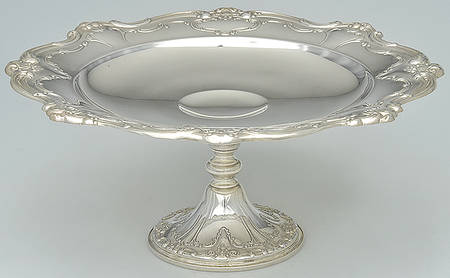 Chantilly-Duchess (Sterling Hollowware) Weighted Pedestal Cake Stand