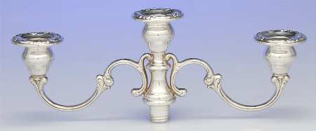 Chantilly-Duchess (Sterling Hollowware) 3-Light Sterling Candelabra Branch by Gorham Silver