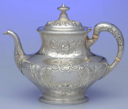 Buttercup-Large (Sterling, Hollowware) Large Teapot
