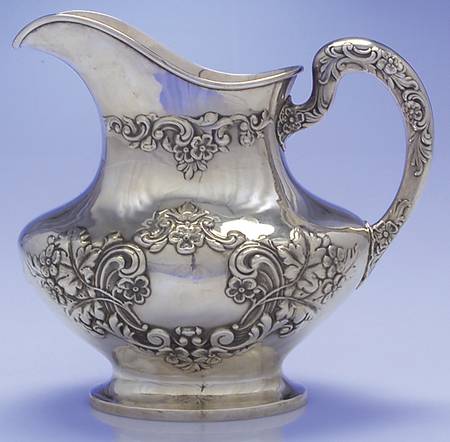 Buttercup-Large (Sterling, Hollowware) Sterling Water Pitcher