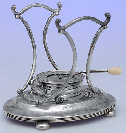 Plymouth-Large (Sterling, Hollowware) Sterling Kettle, Stand Only