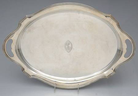 Plymouth-Large (Sterling, Hollowware) 20" Waiter Tray