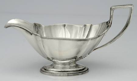 Plymouth-Large (Sterling, Hollowware) Gravy Boat No Underplate