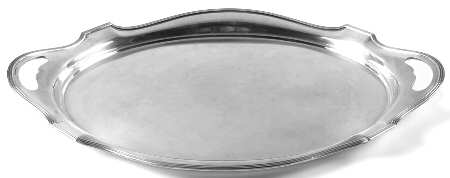 Plymouth-Large (Sterling, Hollowware) 20" Waiter Tray