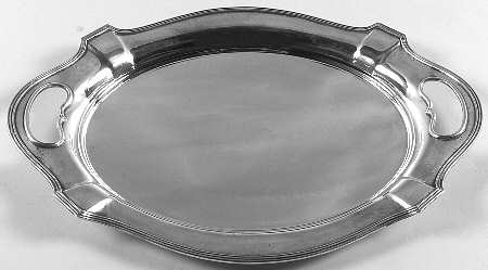 Plymouth-Large (Sterling, Hollowware) 15" Waiter Tray